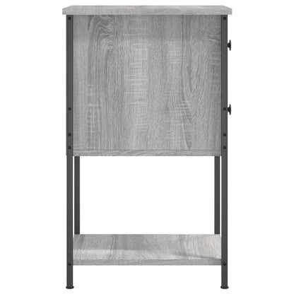 vidaXL Bedside Cabinets 2 pcs Grey Sonoma 32x42x70 cm Engineered Wood