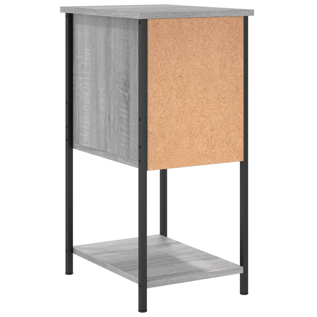 vidaXL Bedside Cabinets 2 pcs Grey Sonoma 32x42x70 cm Engineered Wood
