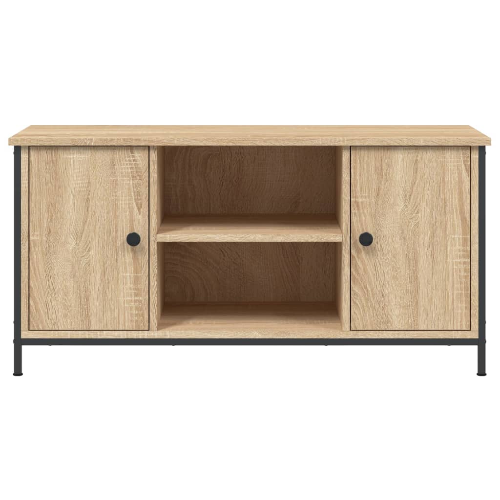 vidaXL TV Cabinet Sonoma Oak 100x40x50 cm Engineered Wood