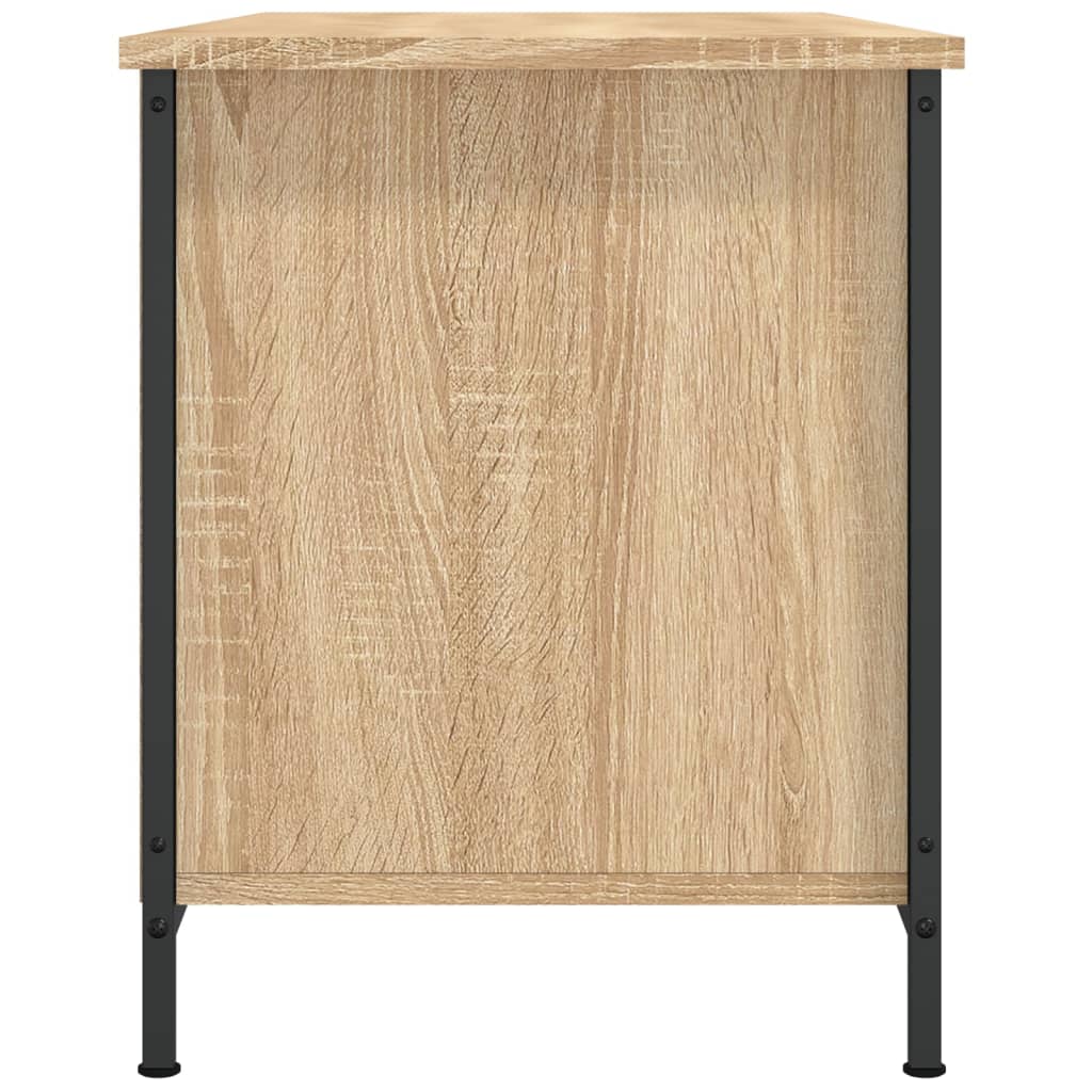 vidaXL TV Cabinet Sonoma Oak 100x40x50 cm Engineered Wood