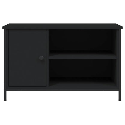 vidaXL TV Cabinet Black 80x40x50 cm Engineered Wood