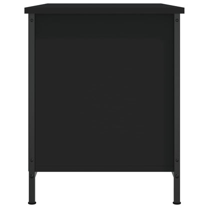 vidaXL TV Cabinet Black 80x40x50 cm Engineered Wood