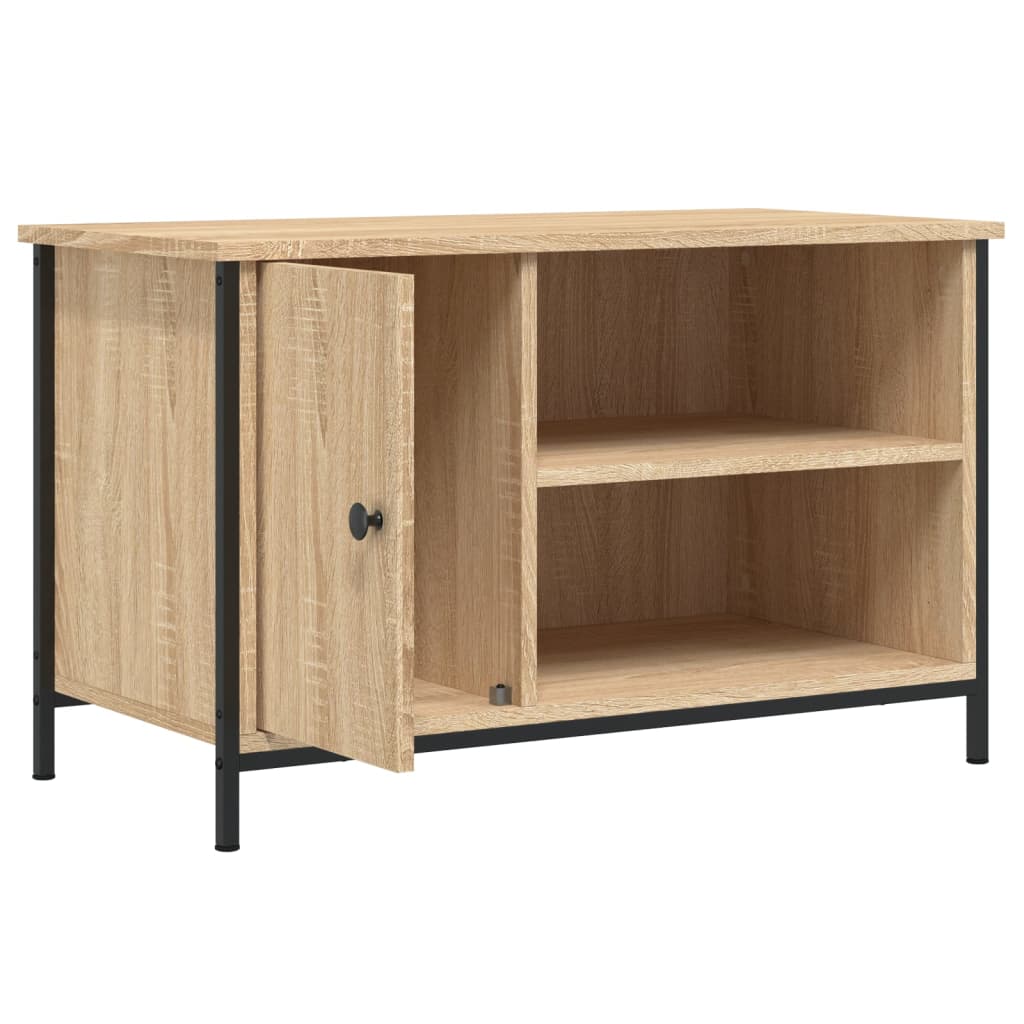 vidaXL TV Cabinet Sonoma Oak 80x40x50 cm Engineered Wood