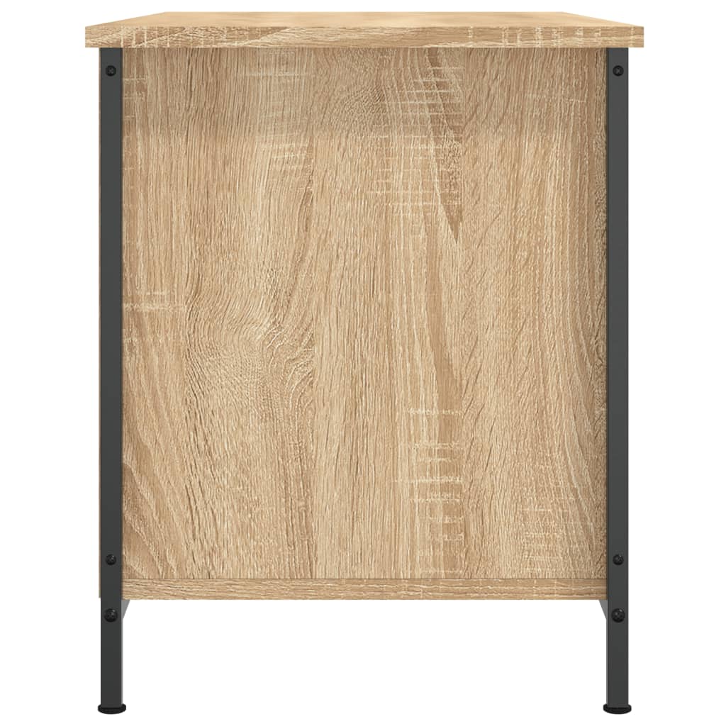 vidaXL TV Cabinet Sonoma Oak 80x40x50 cm Engineered Wood