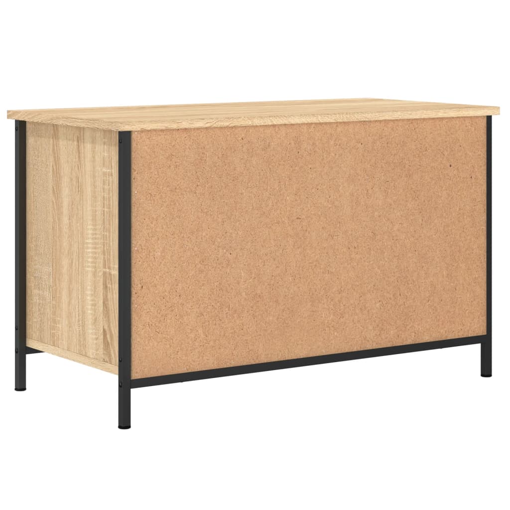 vidaXL TV Cabinet Sonoma Oak 80x40x50 cm Engineered Wood