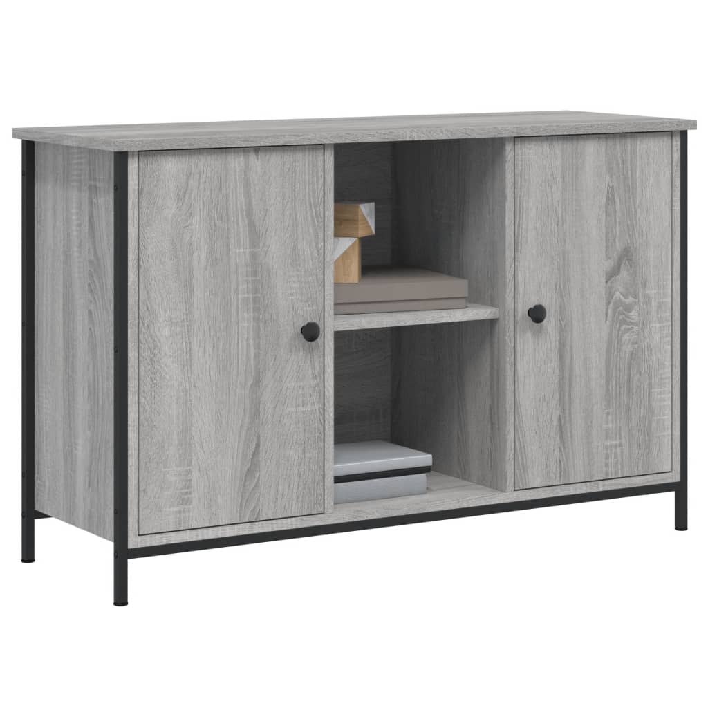 vidaXL TV Cabinet Grey Sonoma 100x35x65 cm Engineered Wood