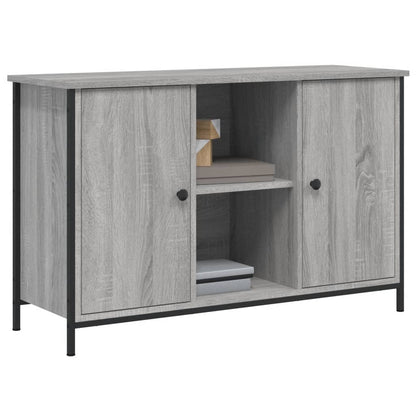 vidaXL TV Cabinet Grey Sonoma 100x35x65 cm Engineered Wood