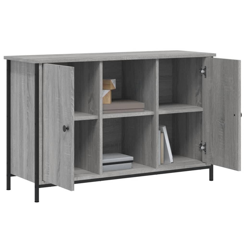 vidaXL TV Cabinet Grey Sonoma 100x35x65 cm Engineered Wood