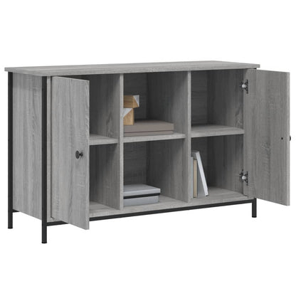 vidaXL TV Cabinet Grey Sonoma 100x35x65 cm Engineered Wood