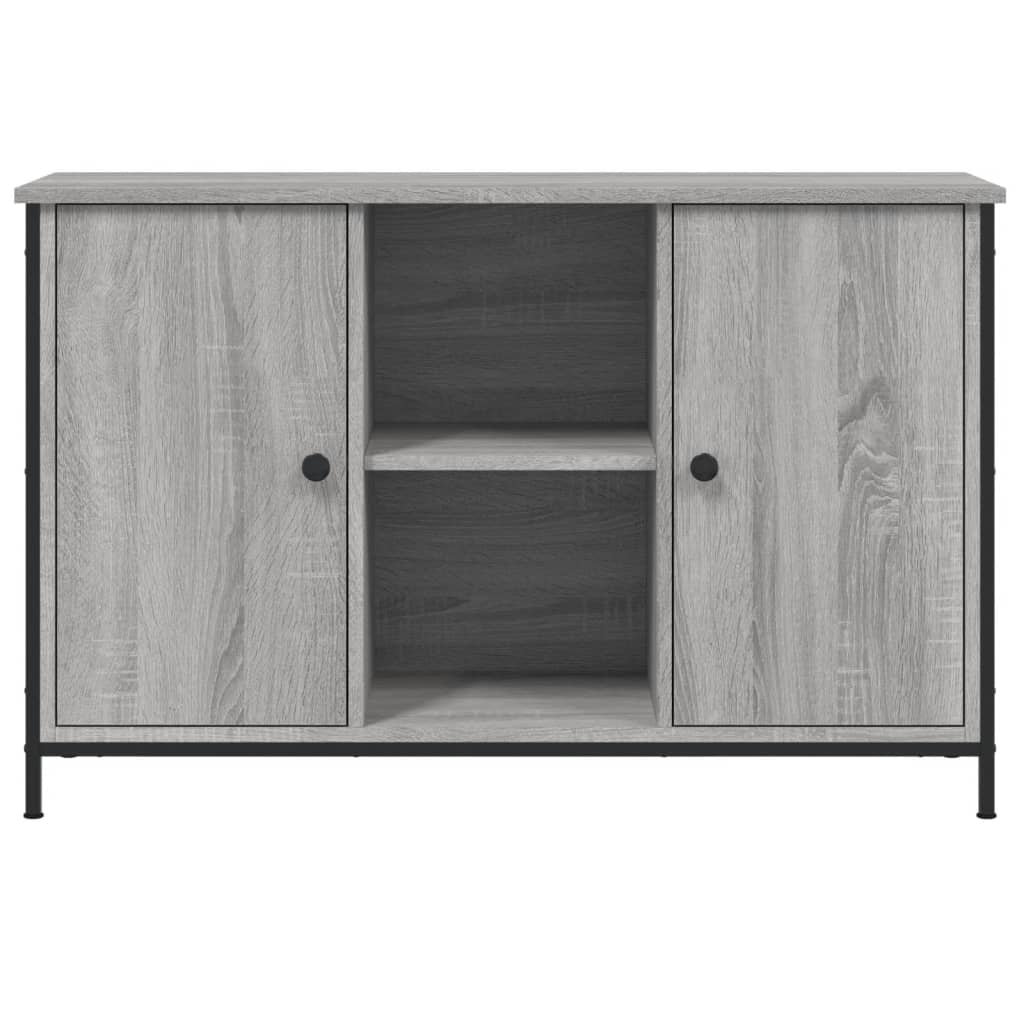 vidaXL TV Cabinet Grey Sonoma 100x35x65 cm Engineered Wood
