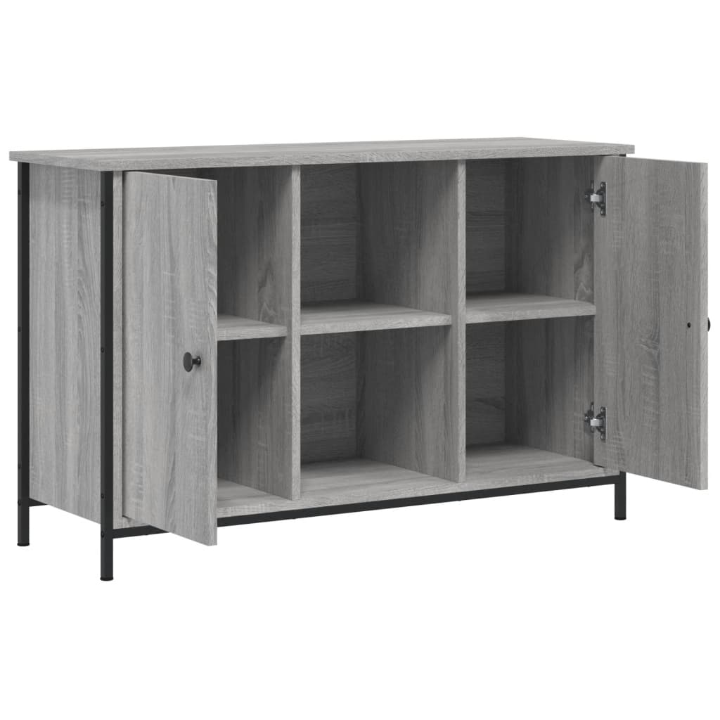 vidaXL TV Cabinet Grey Sonoma 100x35x65 cm Engineered Wood