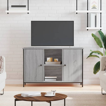 vidaXL TV Cabinet Grey Sonoma 100x35x65 cm Engineered Wood