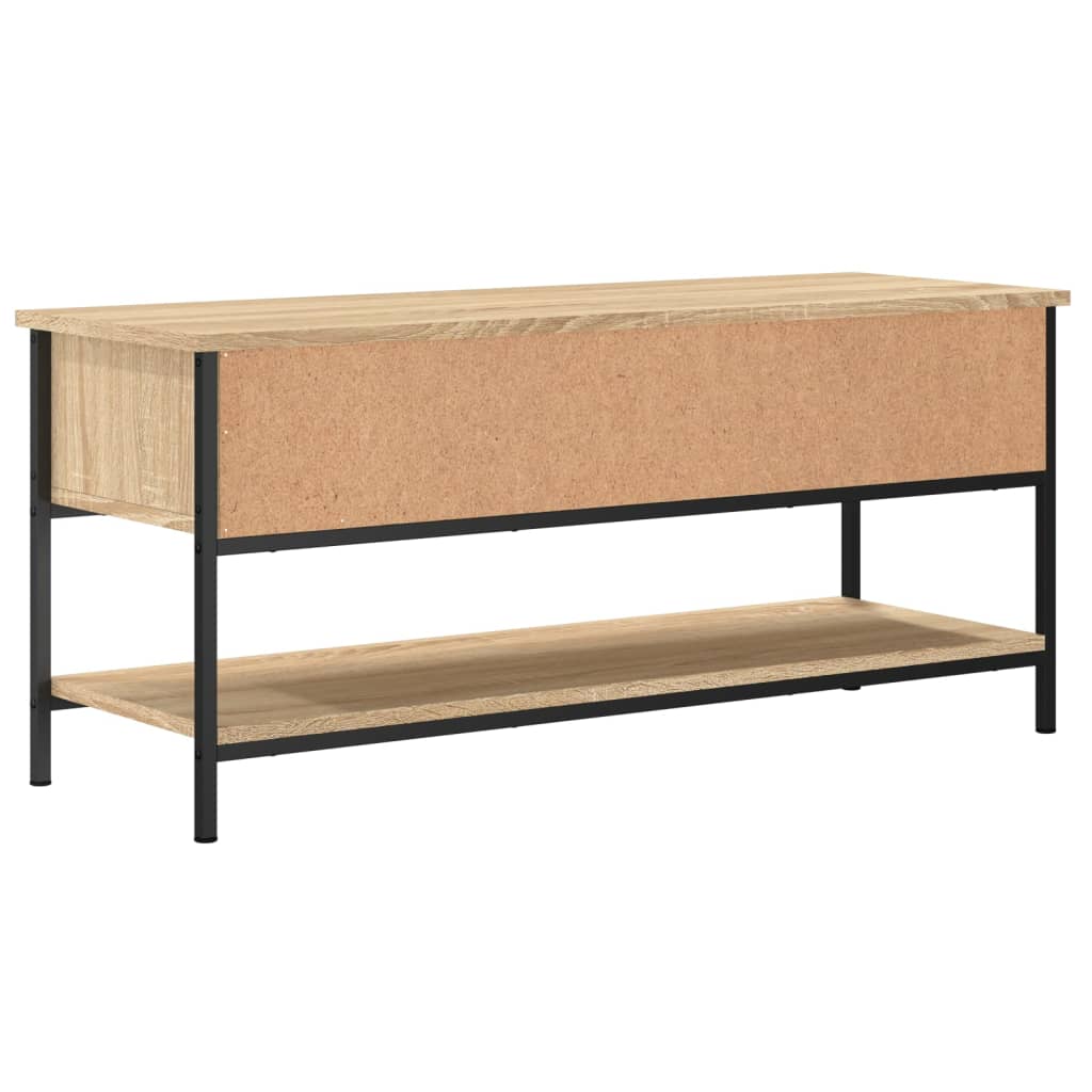 vidaXL TV Cabinet Sonoma Oak 100x35x45 cm Engineered Wood