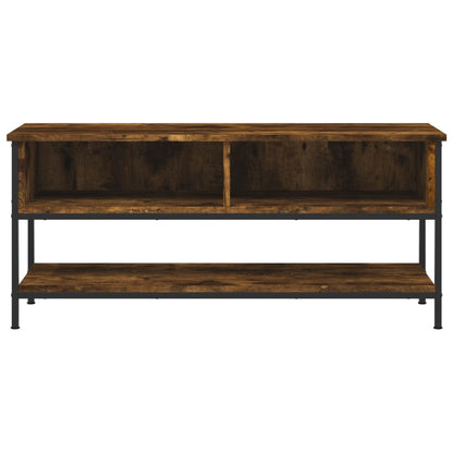vidaXL TV Cabinet Smoked Oak 100x35x45 cm Engineered Wood