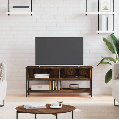 vidaXL TV Cabinet Smoked Oak 100x35x45 cm Engineered Wood