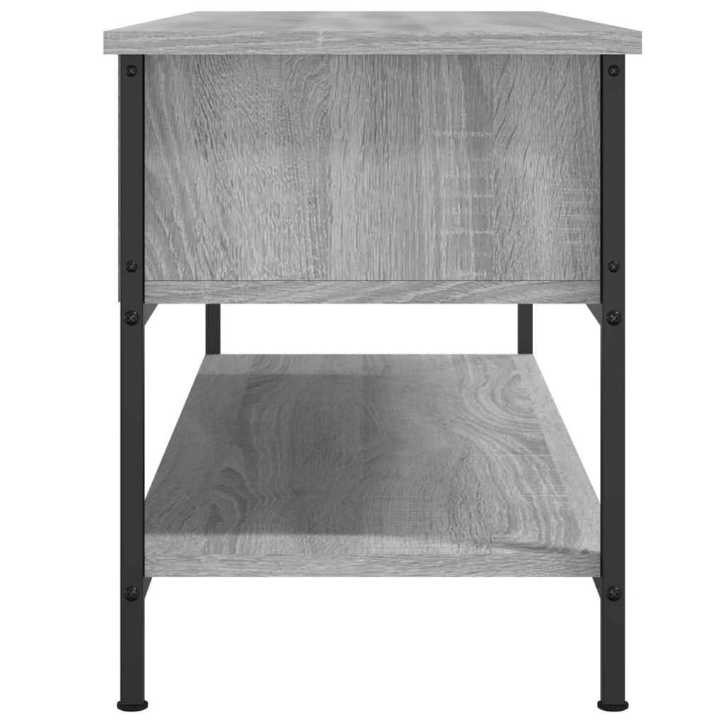 vidaXL TV Cabinet Grey Sonoma 100x35x45 cm Engineered Wood