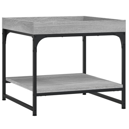 vidaXL Coffee Table Grey Sonoma 49.5x49.5x45 cm Engineered Wood