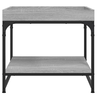 vidaXL Coffee Table Grey Sonoma 49.5x49.5x45 cm Engineered Wood