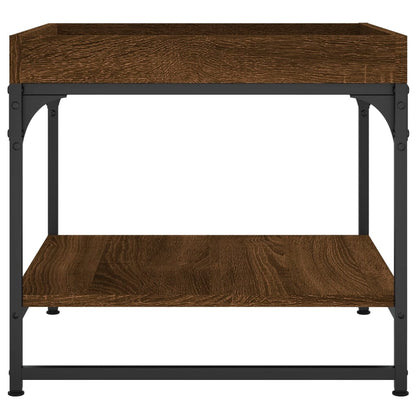 vidaXL Coffee Table Brown Oak 49.5x49.5x45 cm Engineered Wood