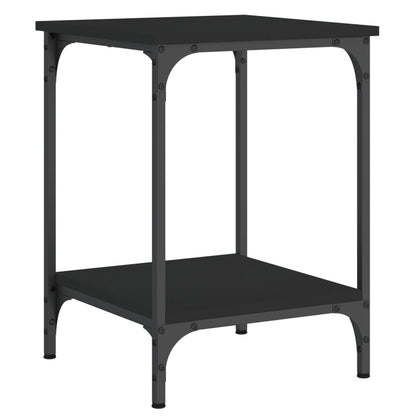 vidaXL Coffee Table Black 40x40x55 cm Engineered Wood