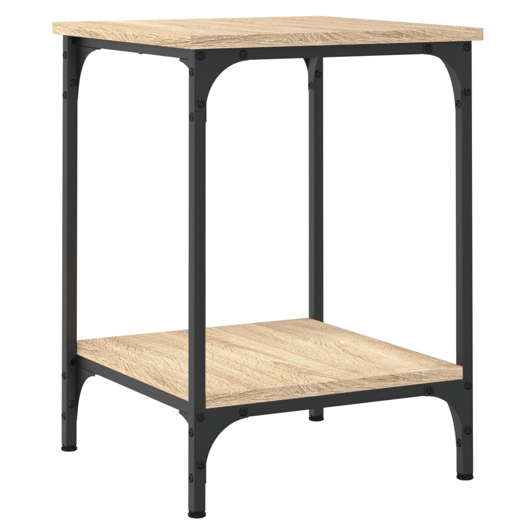 vidaXL Coffee Table Sonoma Oak 40x40x55 cm Engineered Wood