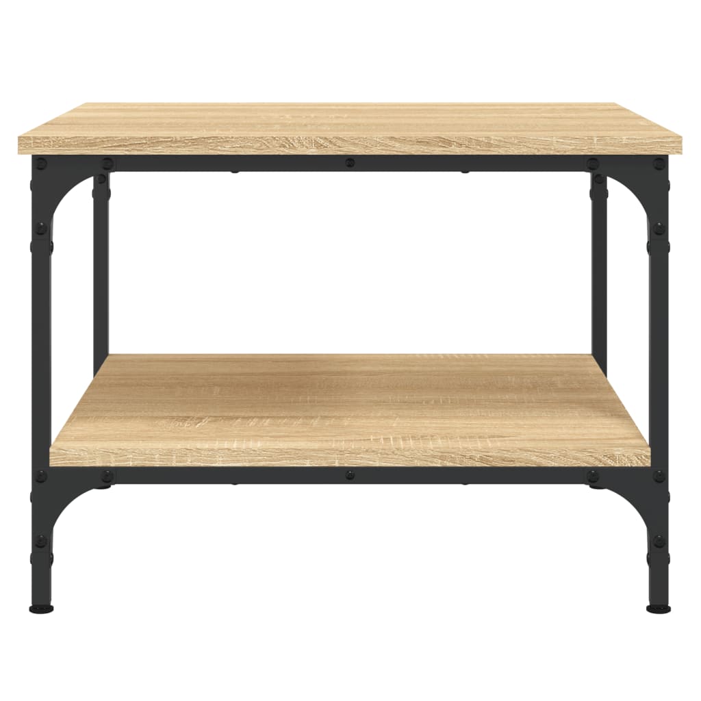 vidaXL Coffee Table Sonoma Oak 55x55x40 cm Engineered Wood