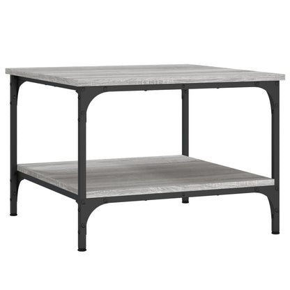 vidaXL Coffee Table Grey Sonoma 55x55x40 cm Engineered Wood
