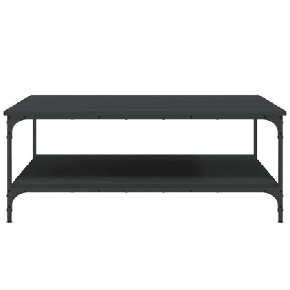 vidaXL Coffee Table Black 100x100x40 cm Engineered Wood