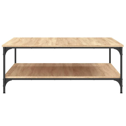 vidaXL Coffee Table Sonoma Oak 100x100x40 cm Engineered Wood