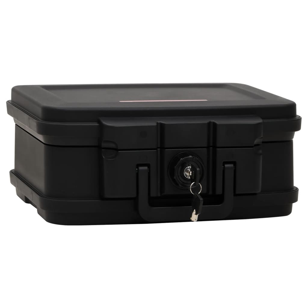 vidaXL Safe Box Black 38x32,5x16,5 cm