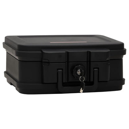 vidaXL Safe Box Black 38x32,5x16,5 cm