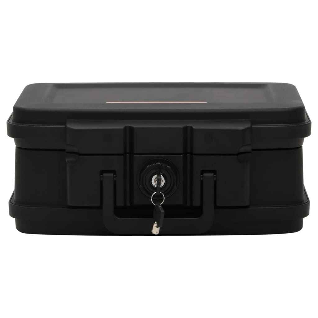 vidaXL Safe Box Black 38x32,5x16,5 cm