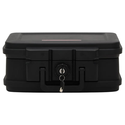 vidaXL Safe Box Black 38x32,5x16,5 cm