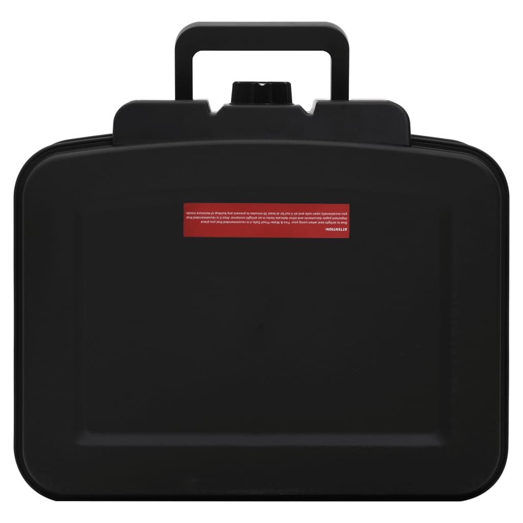 vidaXL Safe Box Black 38x32,5x16,5 cm