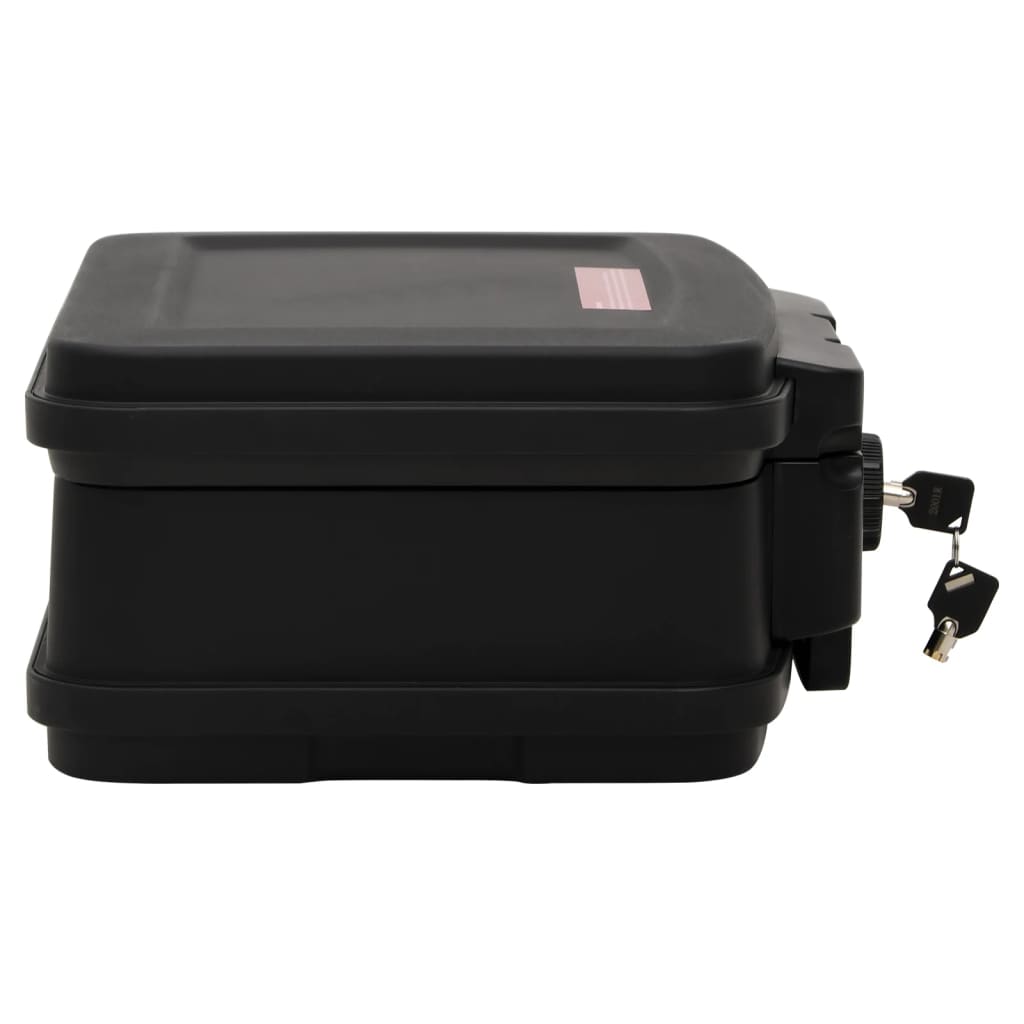 vidaXL Safe Box Black 38x32,5x16,5 cm