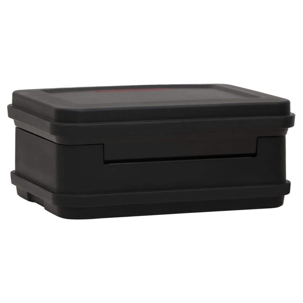 vidaXL Safe Box Black 38x32,5x16,5 cm