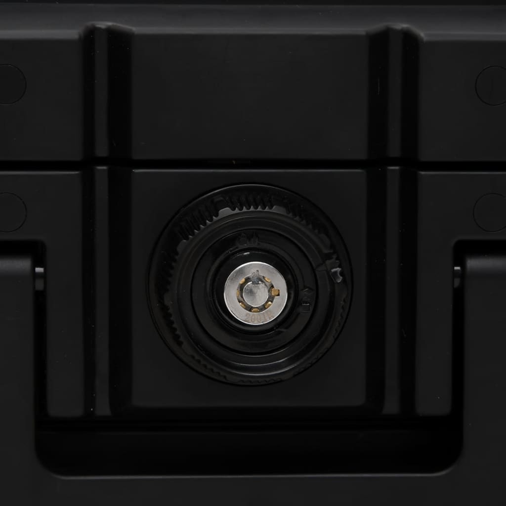 vidaXL Safe Box Black 38x32,5x16,5 cm