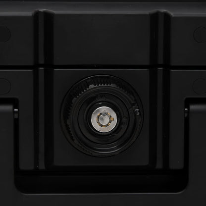 vidaXL Safe Box Black 38x32,5x16,5 cm