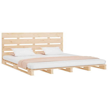vidaXL Bed Frame without Mattress 120x190cm Solid Wood Pine Small Double