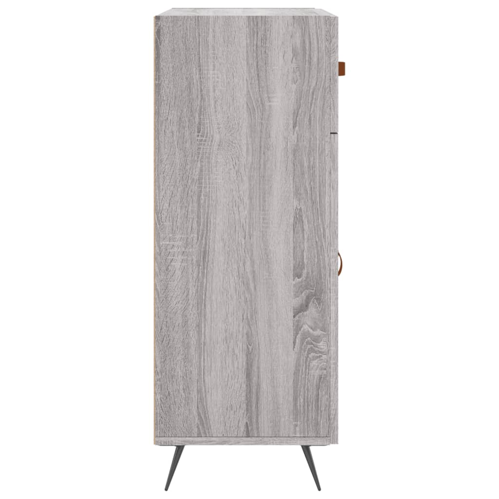 vidaXL Sideboard Grey Sonoma 69.5x34x90 cm Engineered Wood