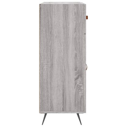 vidaXL Sideboard Grey Sonoma 69.5x34x90 cm Engineered Wood