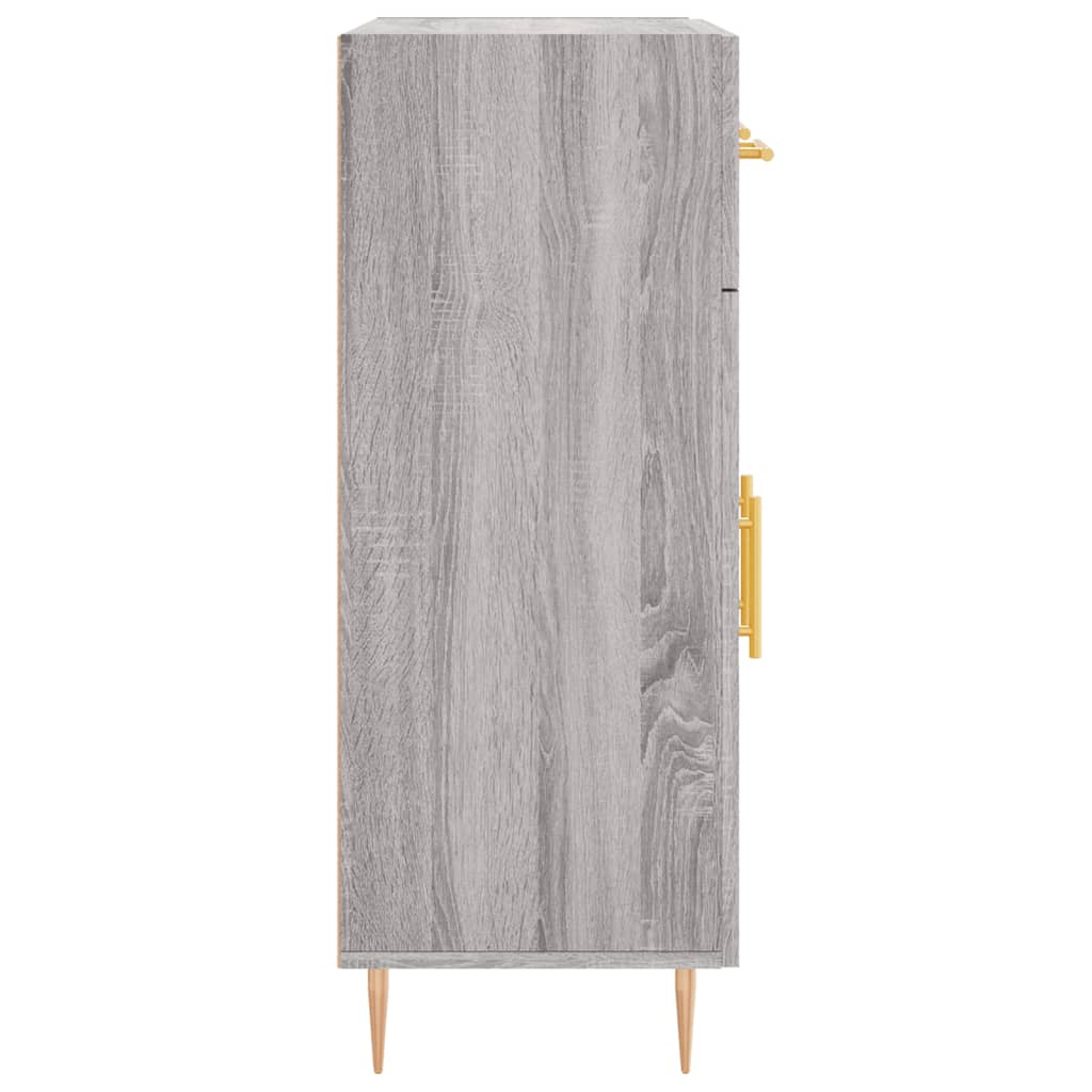vidaXL Sideboard Grey Sonoma 69.5x34x90 cm Engineered Wood