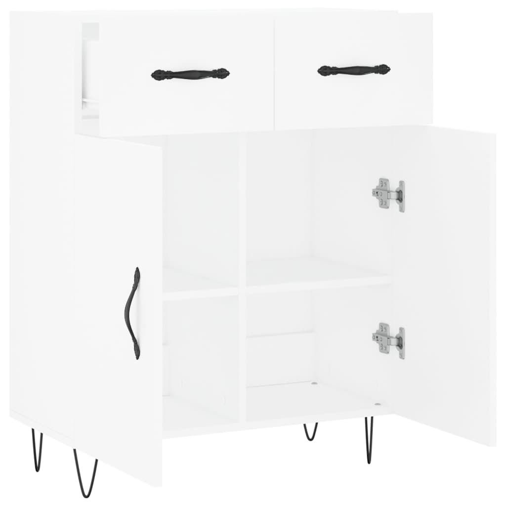vidaXL Sideboard White 69.5x34x90 cm Engineered Wood