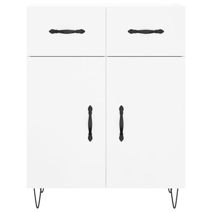 vidaXL Sideboard High Gloss White 69.5x34x90 cm Engineered Wood