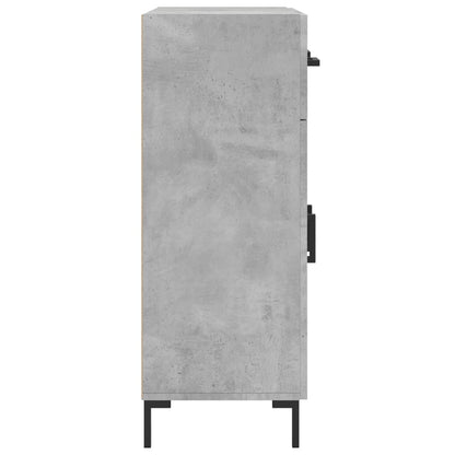vidaXL Sideboard Concrete Grey 69.5x34x90 cm Engineered Wood