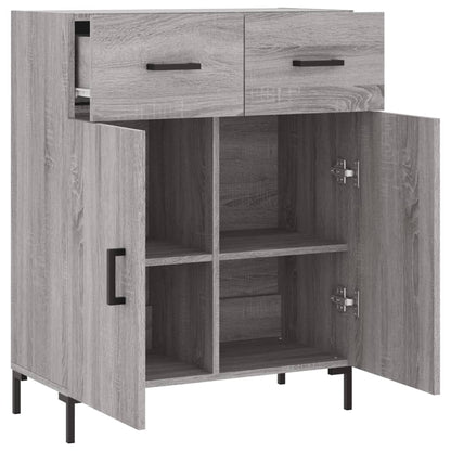 vidaXL Sideboard Grey Sonoma 69.5x34x90 cm Engineered Wood
