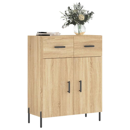 vidaXL Sideboard Sonoma Oak 69.5x34x90 cm Engineered Wood
