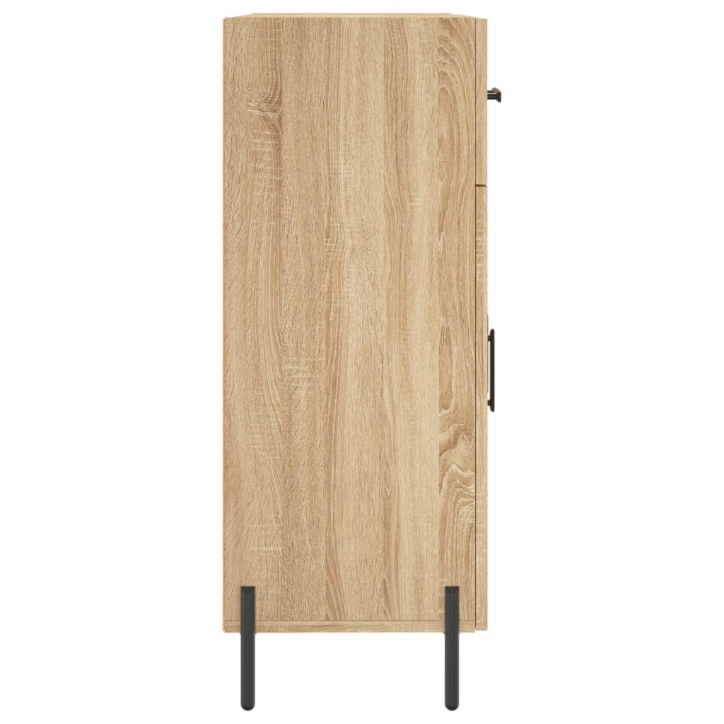 vidaXL Sideboard Sonoma Oak 69.5x34x90 cm Engineered Wood