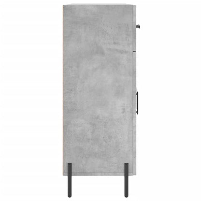 vidaXL Sideboard Concrete Grey 69.5x34x90 cm Engineered Wood