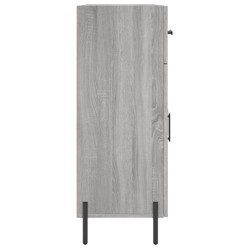 vidaXL Sideboard Grey Sonoma 69.5x34x90 cm Engineered Wood
